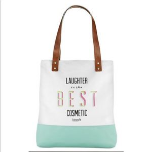 Benefit Cosmetic Shopping Shoulder Tote Bag